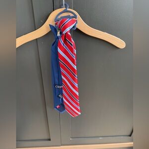 Chaps | set of 2 Ties | Res Stripe and solid clip on | NWT